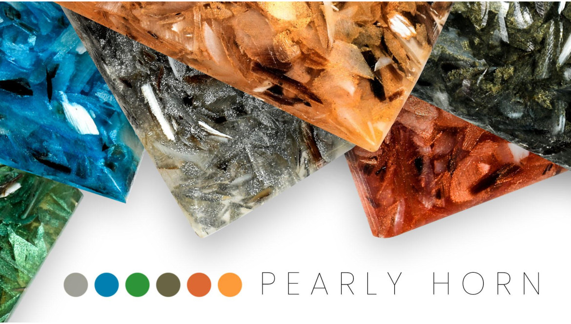 PEARLY HORN: l'ultima creazione di Mercorne: corno di zebù e resina BIO!